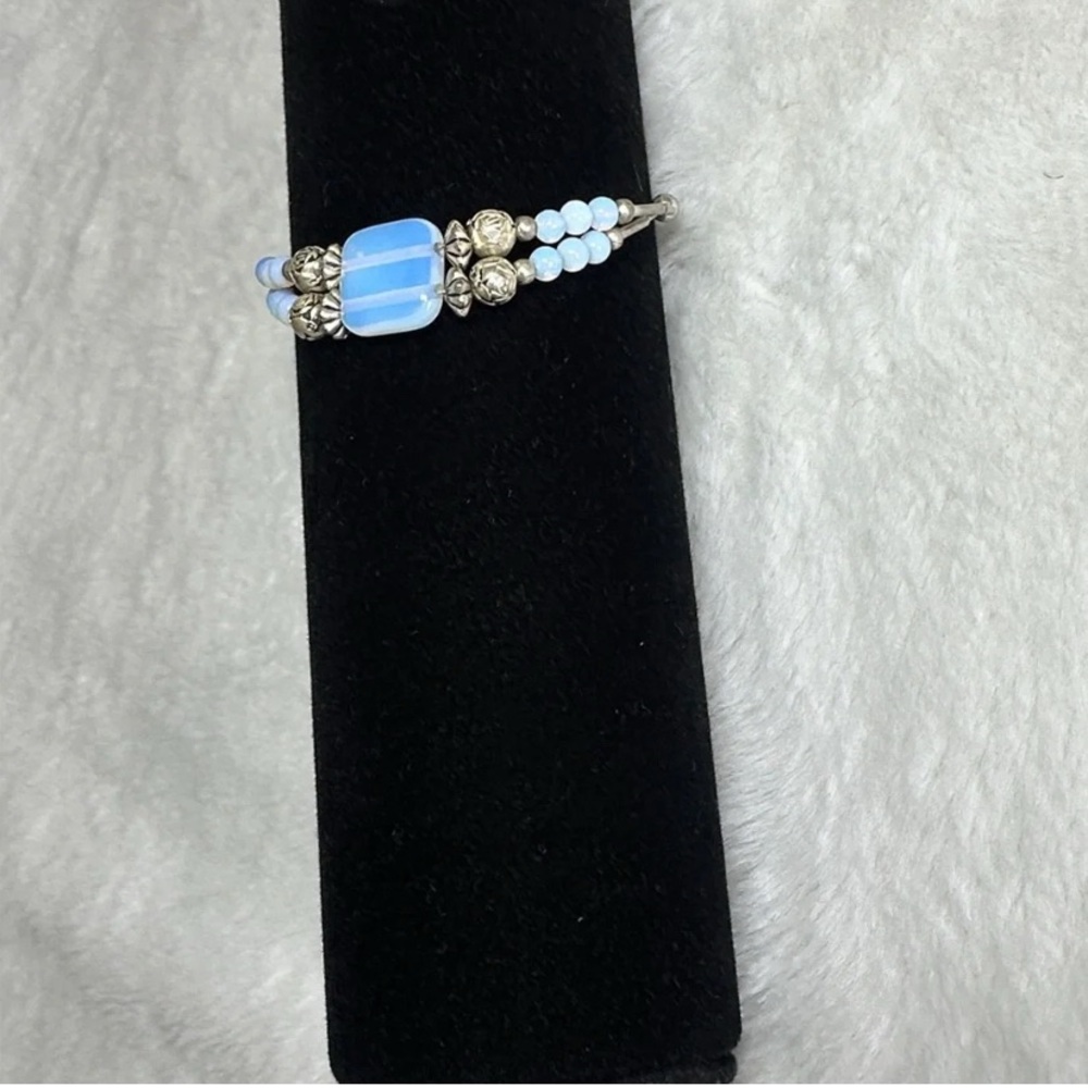 Light Blue Beaded Women’s Bracelet